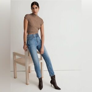 Madewell Stovepipe Jeans in Calliston Wash 28 NWOT